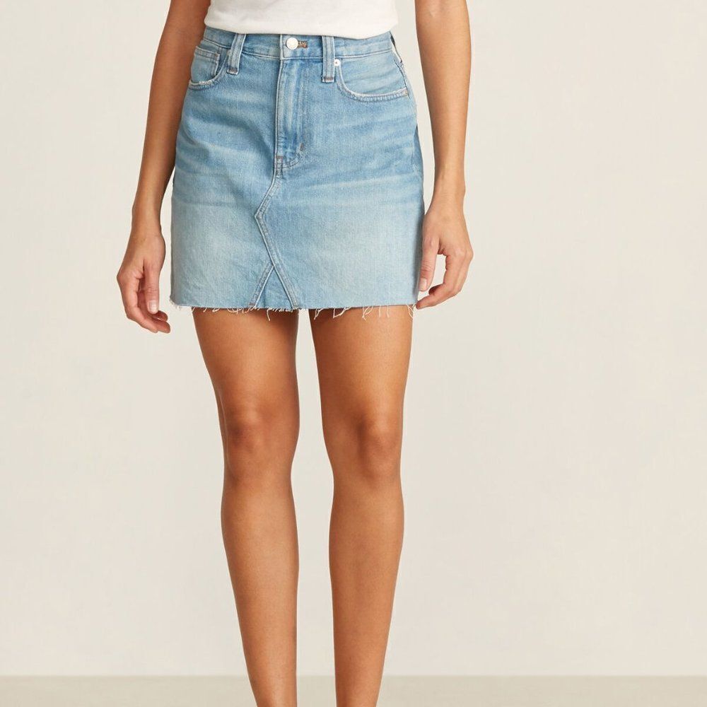 New Maddewell Belhaven Lovell Rigd A-Line Mini Skirt